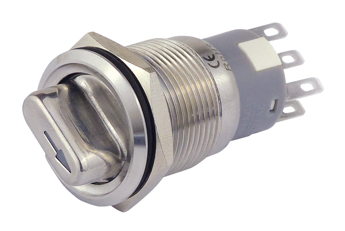 Blanko 207044 interruttore a chiave in metallo 19 mm 2 X Chiusura esser