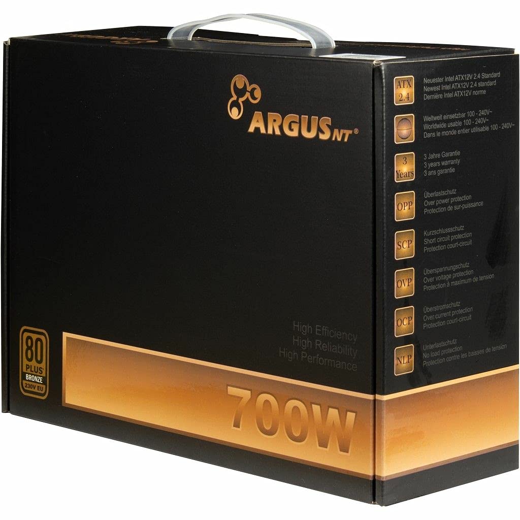 Inter-Tech Netzteil 700W Argus BPS-700 1X120mm Lüfter retail PC-/Server 80 PLUS Bronze