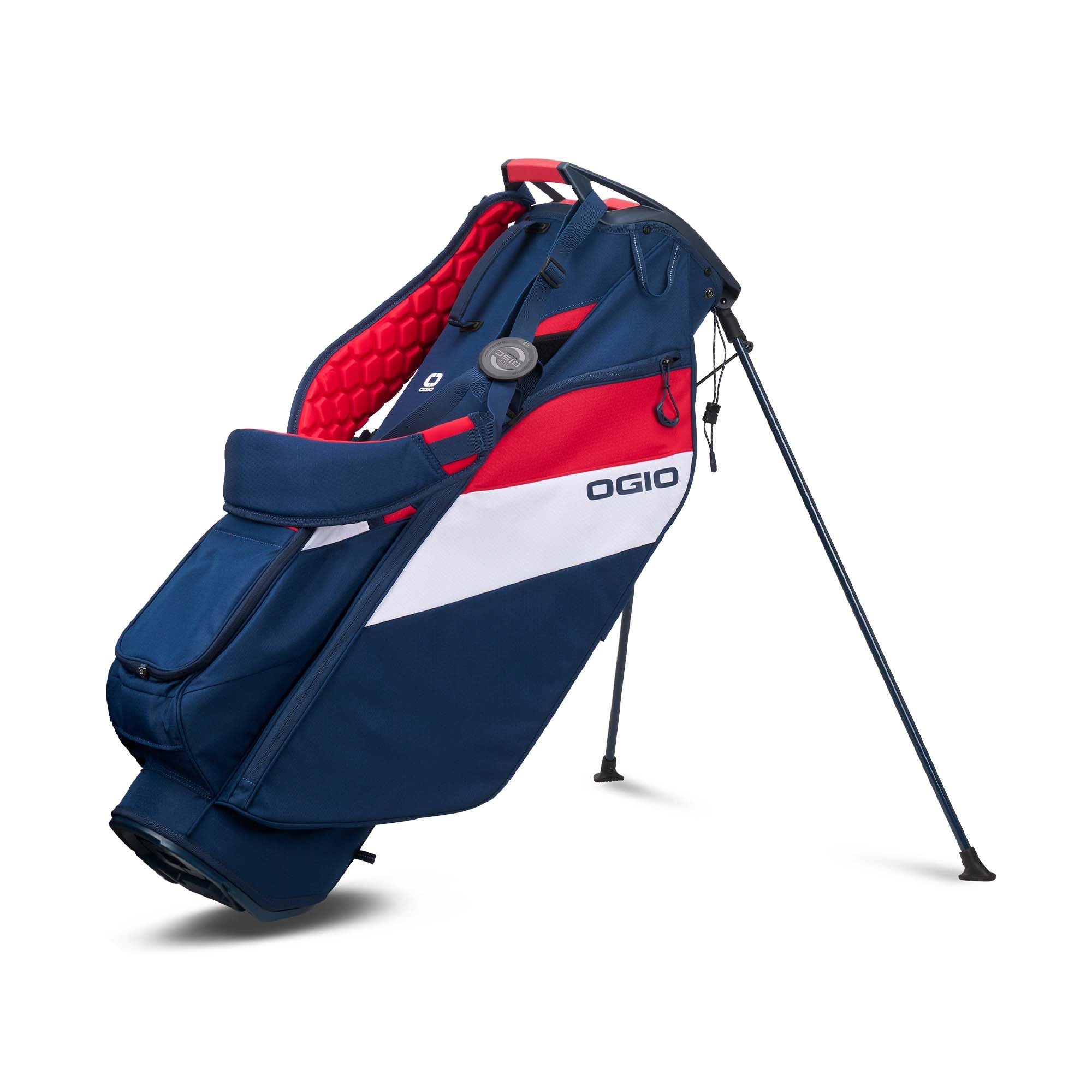 OGIO Golf Fuse 4 Stand Bag (Red/White/Blue)