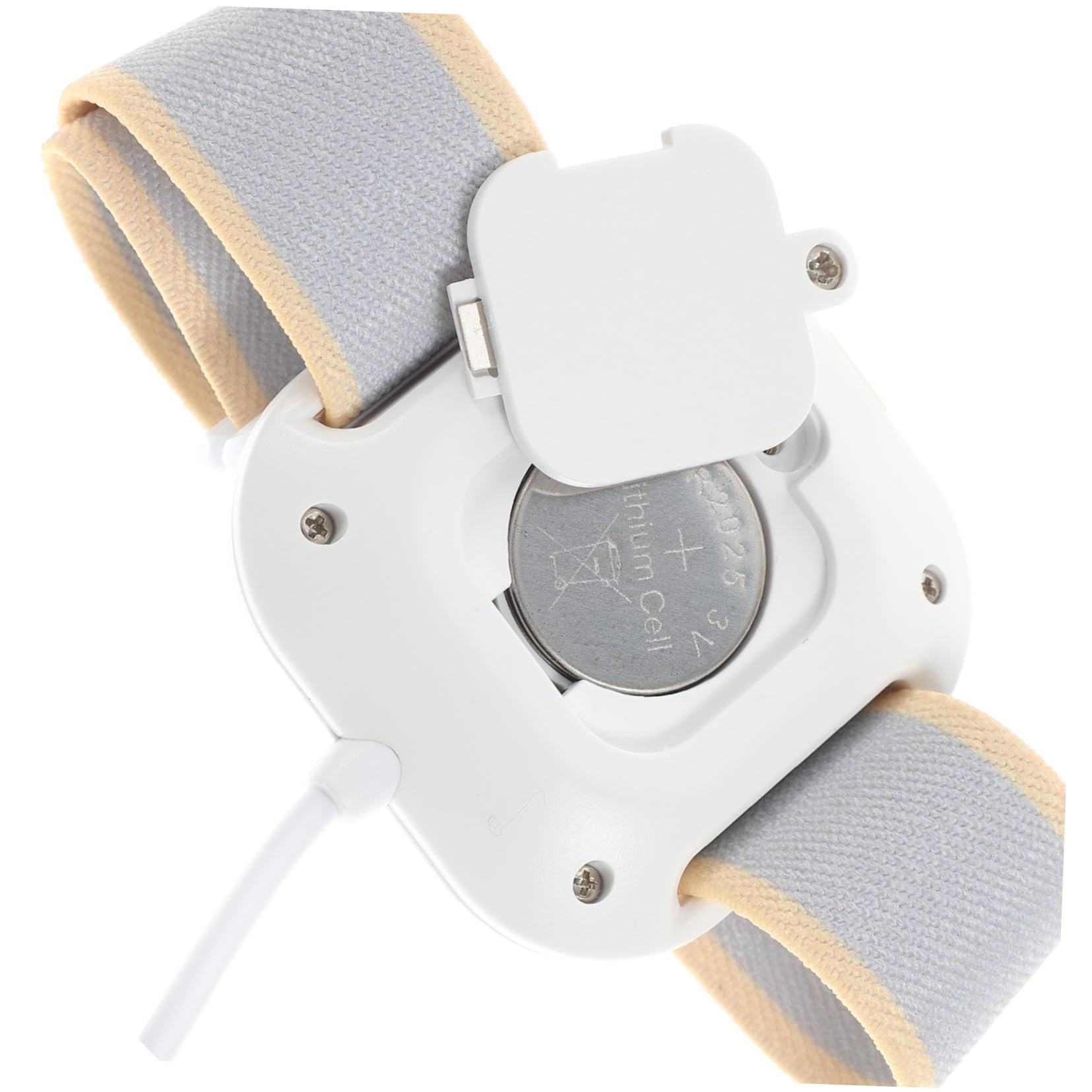 Alarme Énurésie Nocturne avec Capteur Urine pour Garçon Fille et Adultes Bande Flexible Alerte Sonore et Vibration Forte Dispositif de Formation Propreté Blanc Neutre