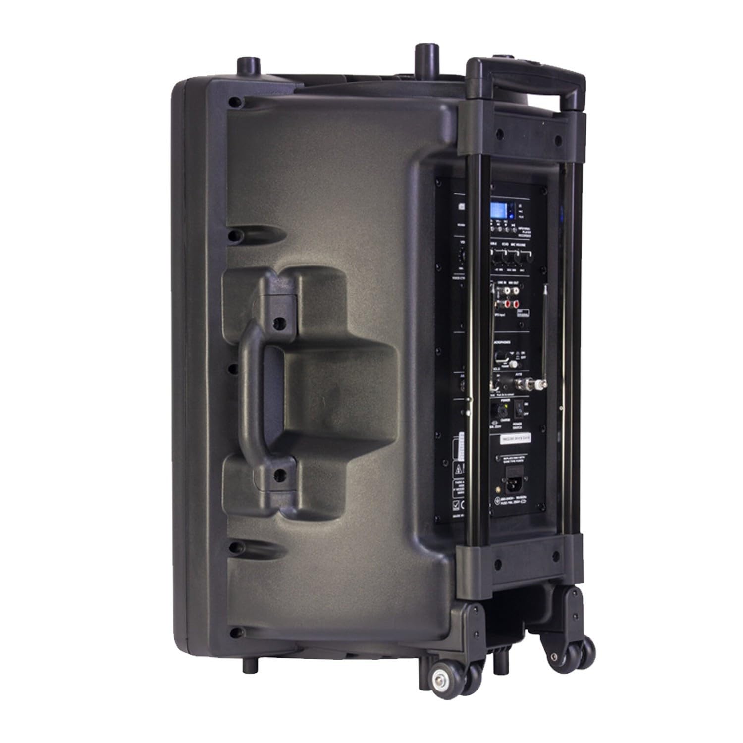 Enceinte Active Sono DJ BOOST150VHF-BT Portable Autonome - 800W -1 5/38CM avec USB-MP3, REC, VOX, Bluetooth, 1 Micro VHF, Pied