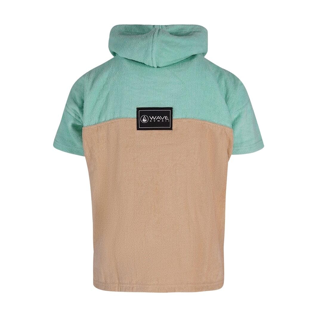 WAVE HAWAII Surfponcho für Körpergrößen von 90-120 cm Poncho ÖKO Baumwolle Umkleidehilfe für Schwimmen Strand Surfen Surf Poncho Badeponcho Duschponcho für Kinder Jungen Mädchen Damen