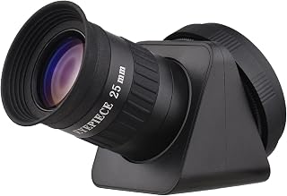 Suporte De Ocular Em T De 25 Mm,Sailsbury Ocular de 25 mm com espelho diagonal de 90 graus T2 montagem de parafuso para montagem em T telescópios refratores de lente telefoto Telescópio astronômico