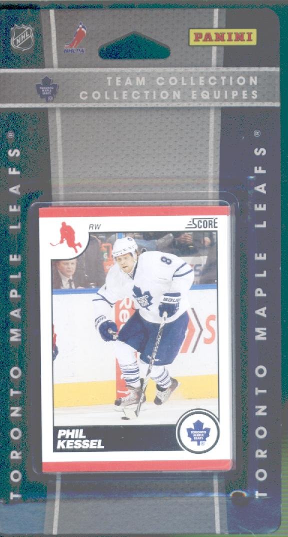 2010 /11 Score Hockey Cards Team Set - Toronto Maple Leafs- 17 Cards including Stars- Tyler Bozak, Jonas Gustavsson, Phil Kessel and more Rookie Cards of Nazem Kadri and Brayden Irwin.