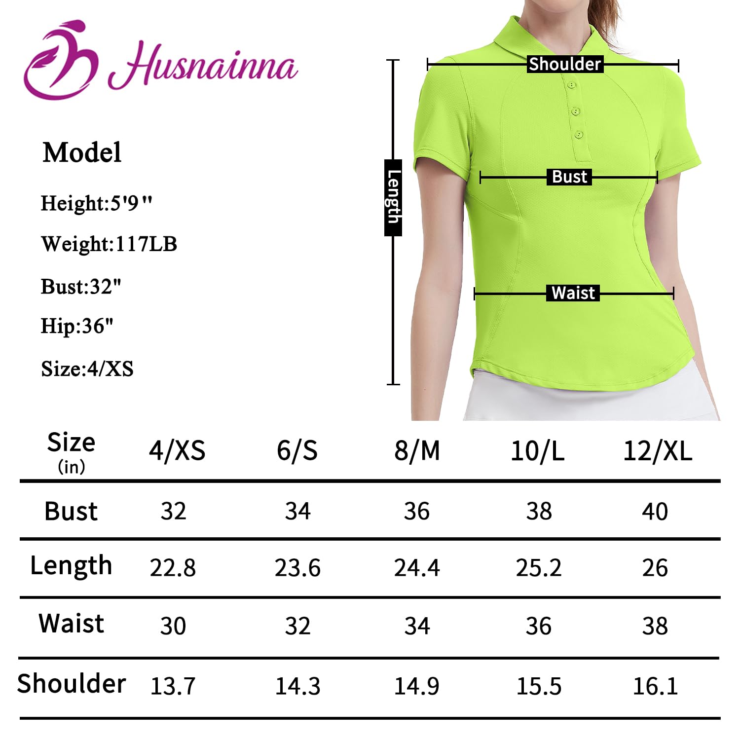 Camisas de golf para mujer, polo de manga corta, cuello y secado rápido, protección solar UPF 50+, ligeras