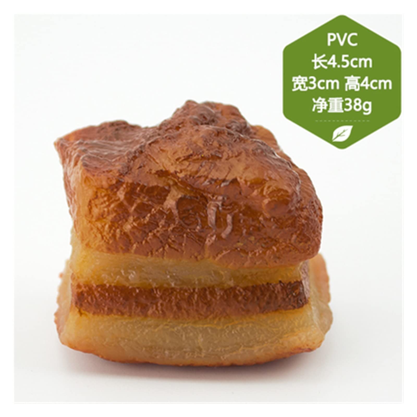 yaoqijie Imitazione del Modello Alimentare di Carne Finta Puntelli di Carne Finta Snack Alimentari Piatti Gourmet Mini Piatto Brasato Campioni di Maiale Lasting (Color : 01)
