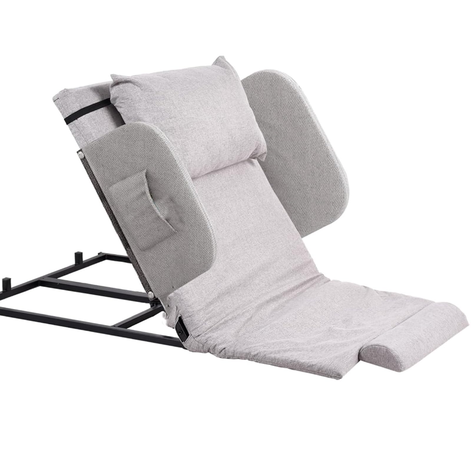 Respaldo de cama ajustable para comer y leer cómodamente con reposacabezas