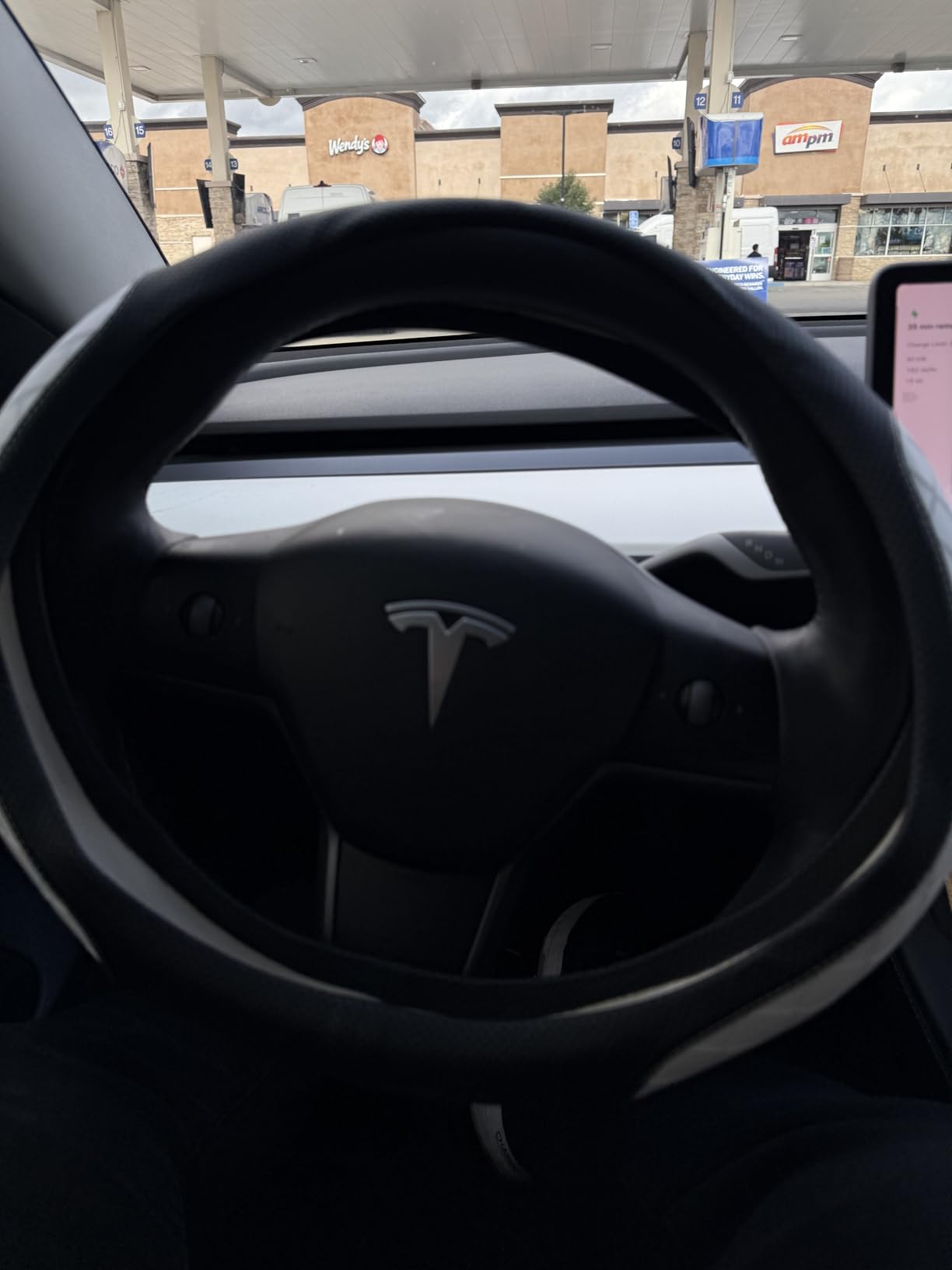 Tesla Model Y & Model 3 Nappa Leather Steering Cover – Non-Slip (2017–2026)