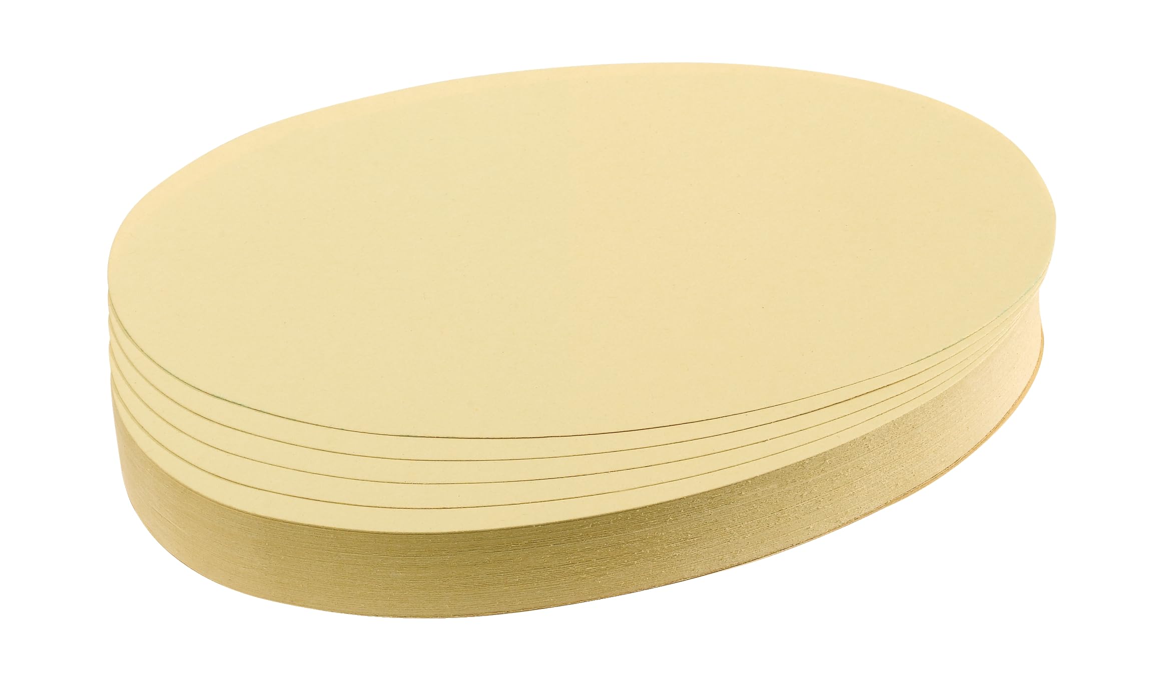 Franken UMZ 1119 04 Prompt Cards Oval 11 x 19 cm 130 GSM Pack of 500 Yellow 500 Stück Orange