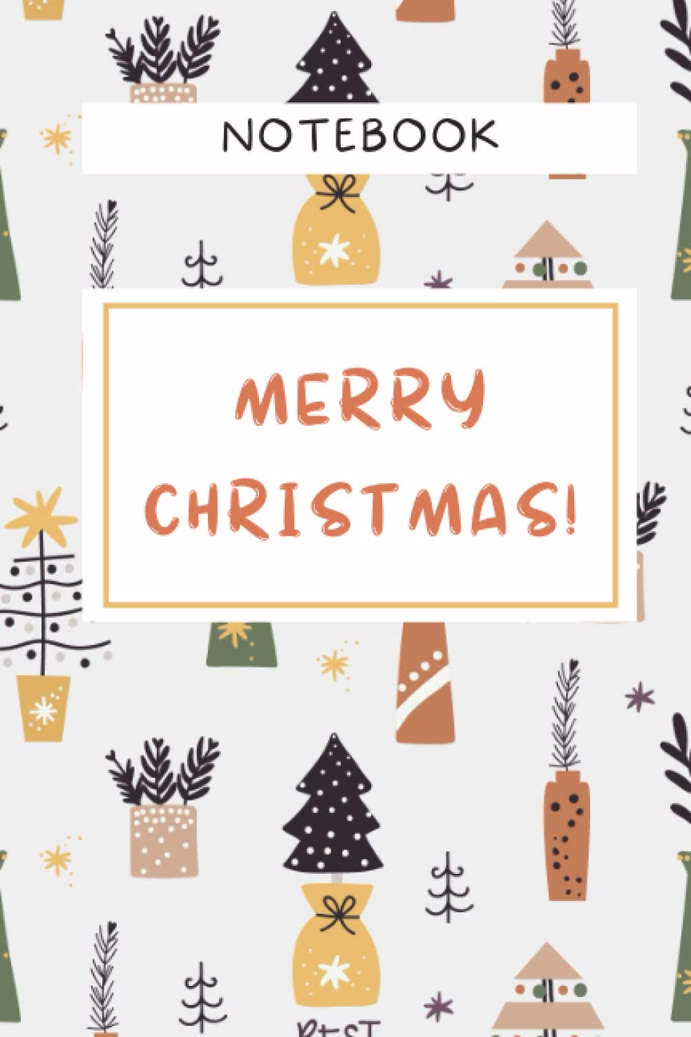 A Merry Christmas Notebook : Christmas inspired Notebook - Christmas Lined Journal, Glossy Cover- Holiday Notebook For Writing Notes or Journaling - ... Kids, Women, Adults, Friends (6x9) 120 pages