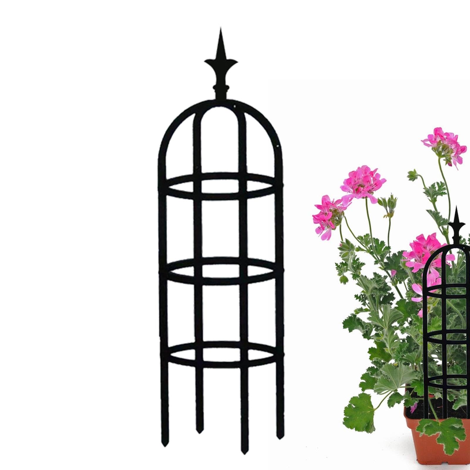 Treillis décoratif en métal pour plantes en pot et fleurs de véranda