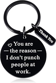 Coworker Leaving Office Gifts for Women Men Colleague Going Away Thank You Keychain Appreciation Gift for Her Him Leader Mentor Coworkers Christmas Birthday Boss Day Retirement Farewell Promotion Gift