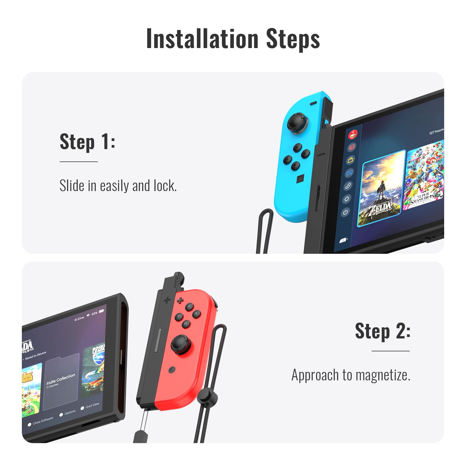 Amazon.co.jp: JOYTORN Switch Joy-ConコントローラーをNintendo
