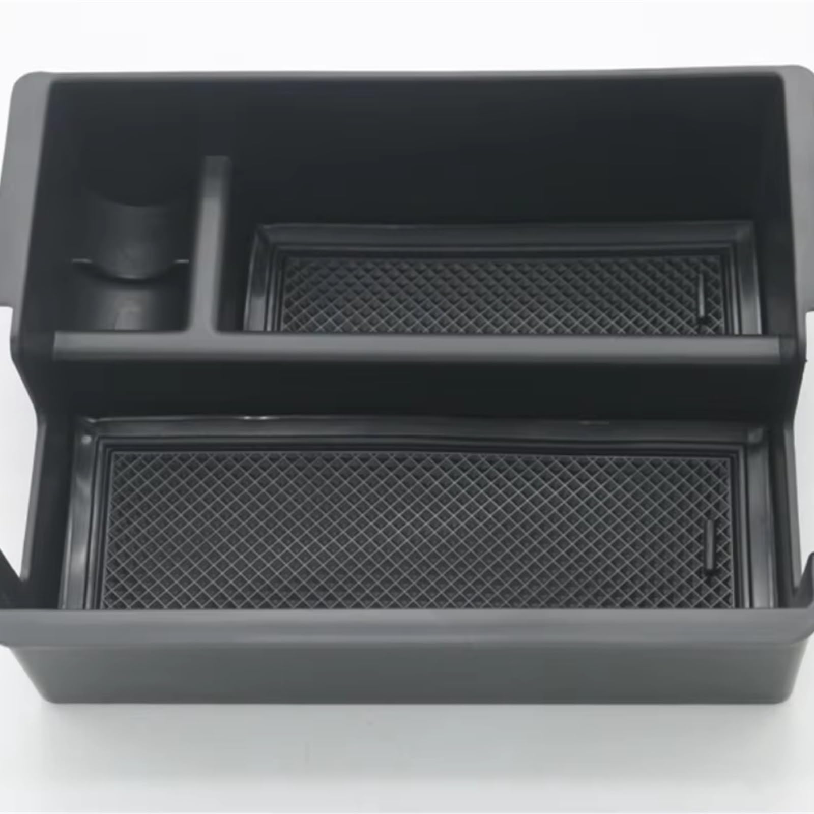 SZTMYVUW Interior Storage Box Compatible With Isuzu For D-max 2021 2022 2023 Armrest Storage Box Orgainzer Tray Center Console Stowing Interior Accessories(Silicone mat style)