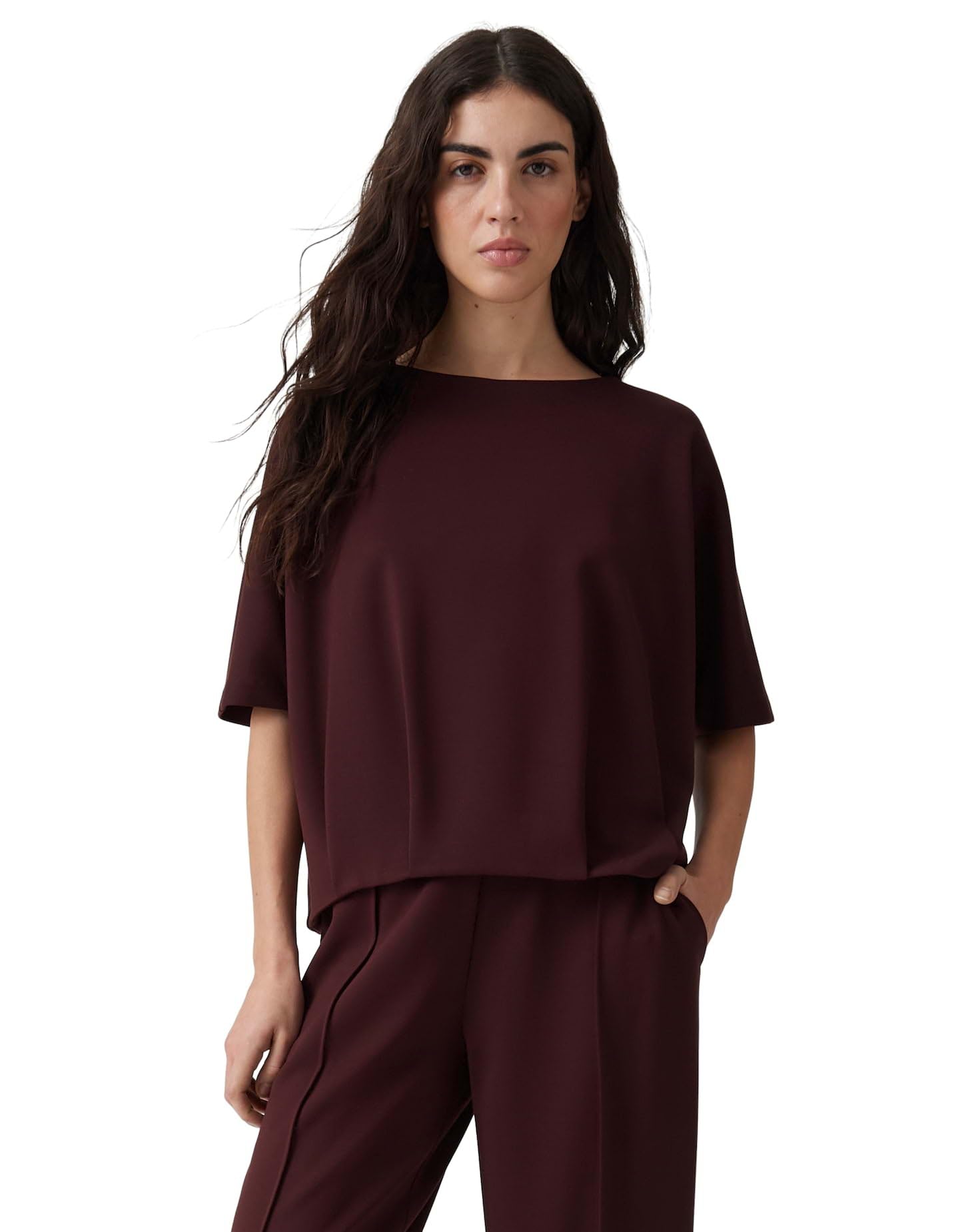 OPUS Damen Sweatshirt | Sweatshirt aus Cotton Modal Mix Regular Fit