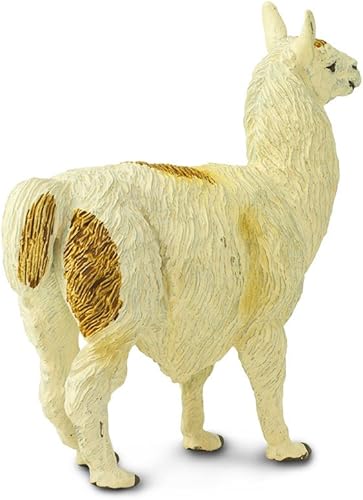Miniatura 5 de Safari Ltd. Figura de llama  Figura realista pintada a mano de 4 pulgadas modelo  Juguete educativo y divertido para niños, niñas y niños a partir