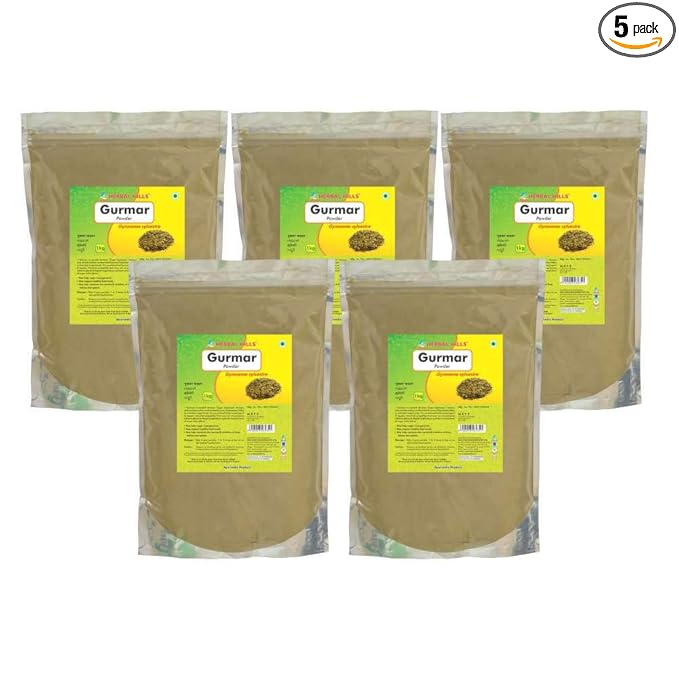 Herbal Hills Gurmar Powder - 1kg - Pack of 5