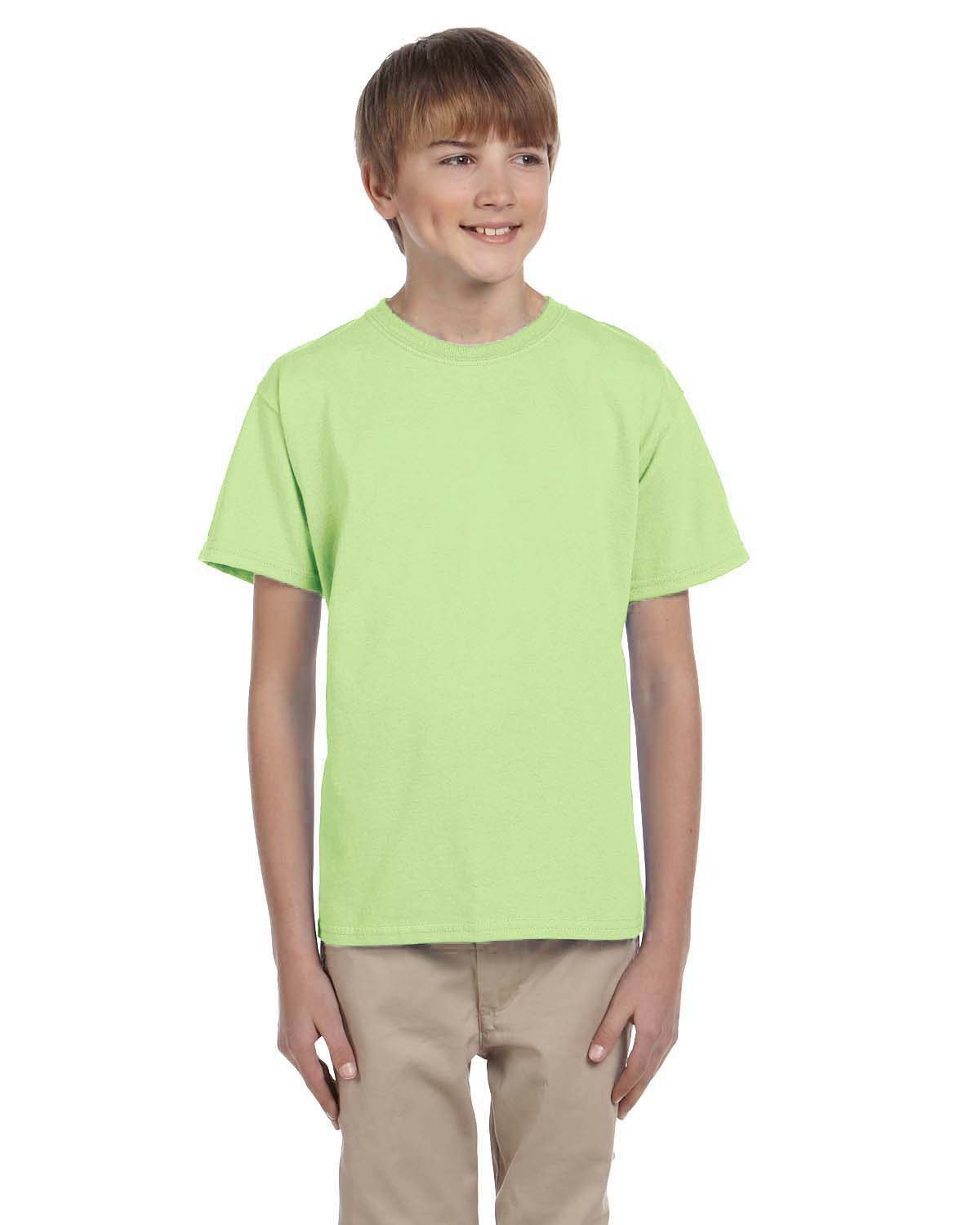 Gildan ® - Youth Heavy Cotton ™ 100% Cotton T-Shirt. 5000B - [Sky]