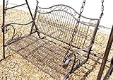 Hollywoodschaukel Metall Antik 2 Sitzer Gartenschaukel Schaukel Garten Schmiedeeisen - 2