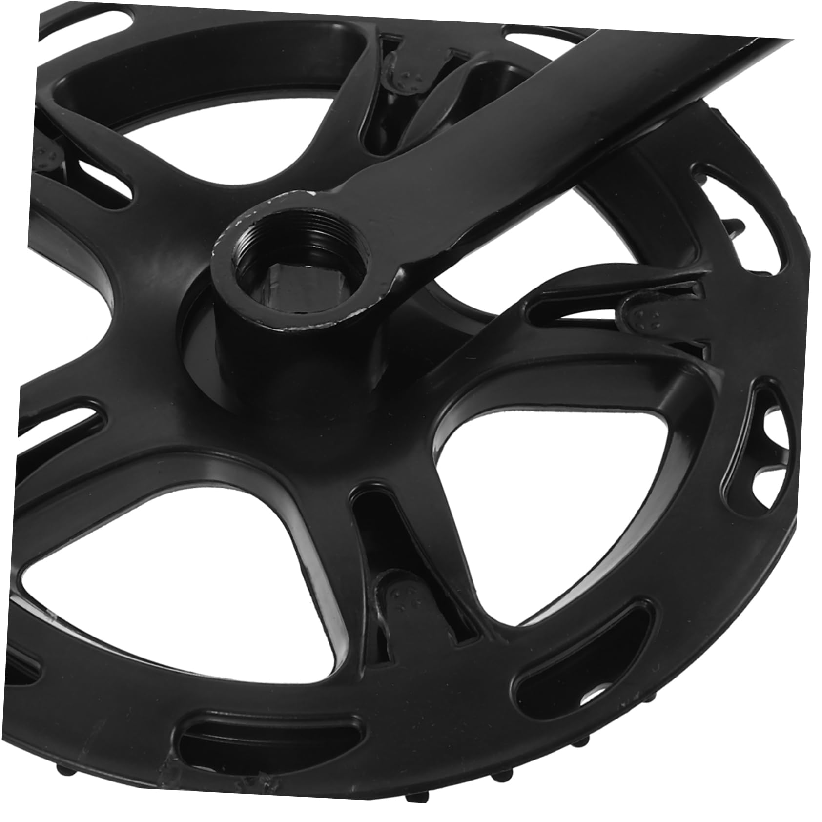 Fahrrad Kurbelgarnitur 1 Satz aus Stahl, Schwarz für Bike | Ersatzkurbelarm mit Vierkantloch, Präzise Lochschnitt Ausführung, für Reparatur Am Rad