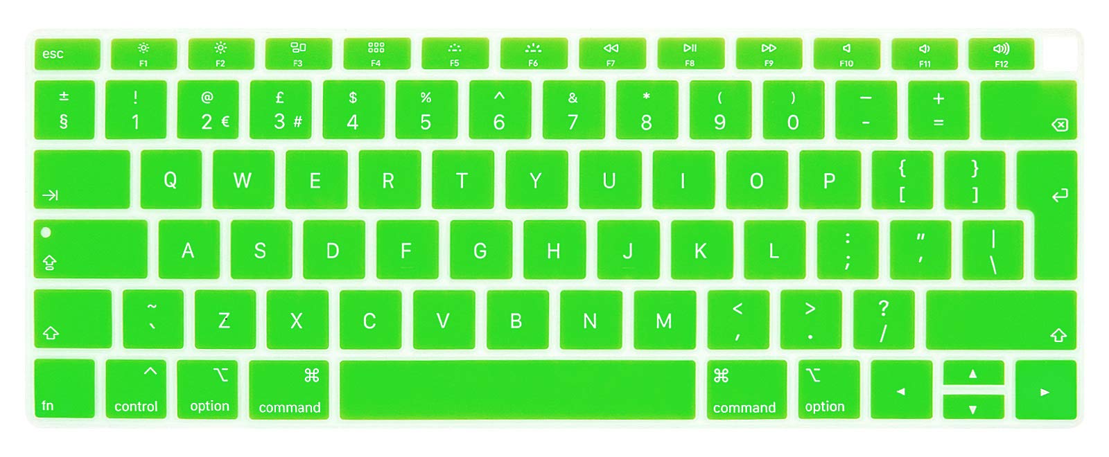 Se7enline Compatible with Macbook Keyboard Cover Skin for Mac Neo & Air 13/15 & Pro 14/16 inch (M5 M4 M3 M2 M1 A18 Pro) 2026/2025/2024/2023/2022/2021 Silicone Waterproof Dustproof EU Layout,Black — view 23