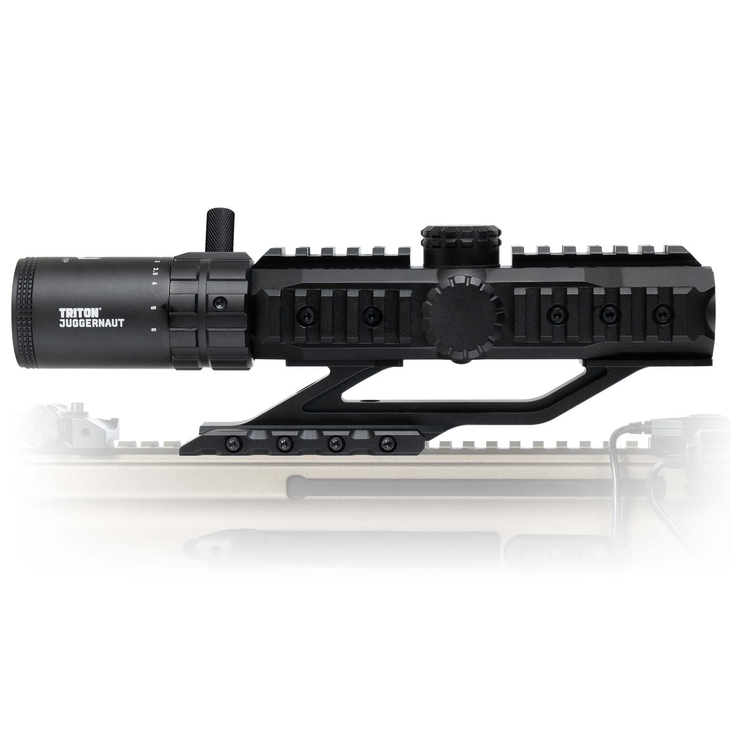 Triton Juggernaut 1-6x24 First Focal Plane (FFP) LPVO Rifle Scope - Apex Halo BDC Reticle, ED Glass, Waterproof