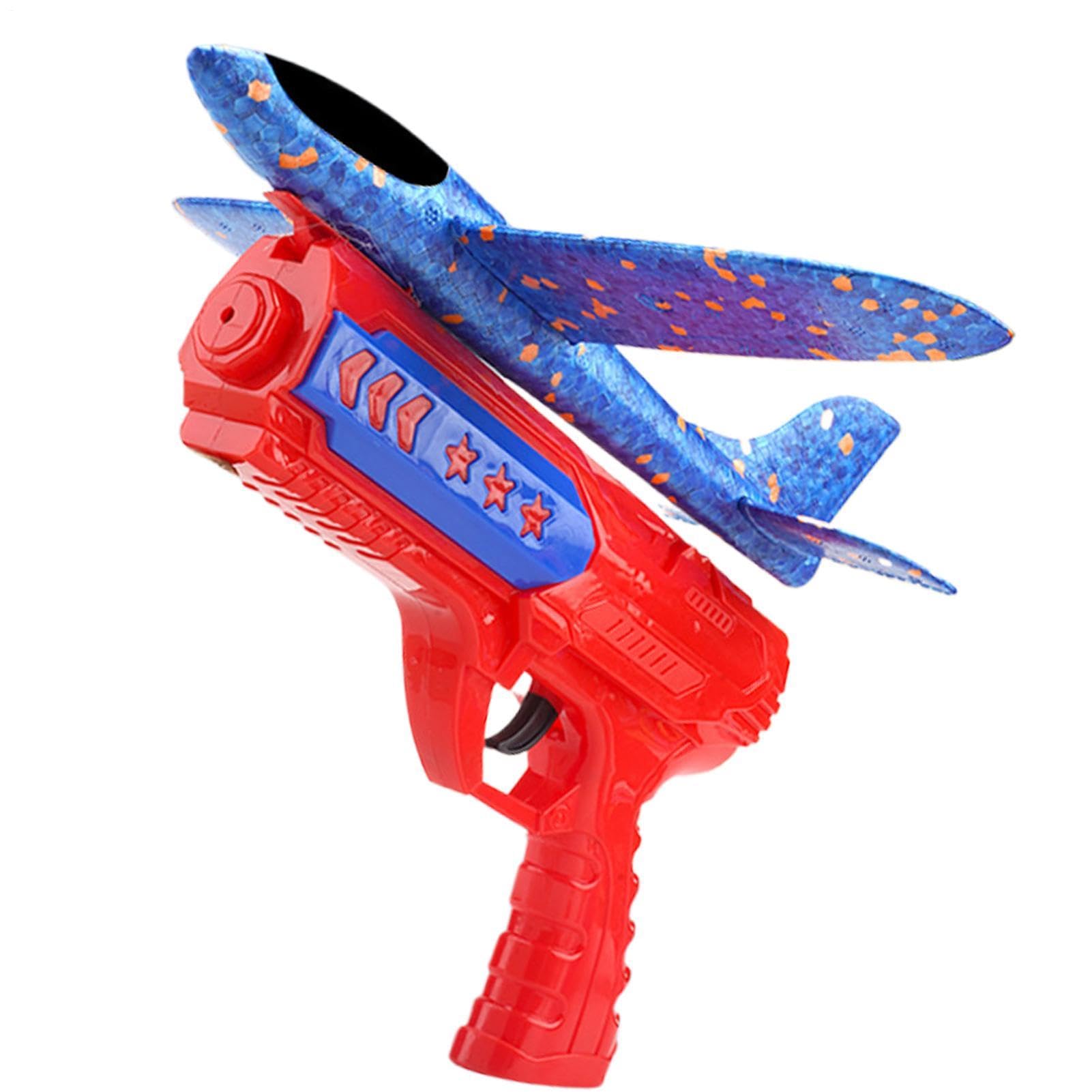 Genérico Avión Planeador: Juguete, Lanzador de Aviones de Espuma, avión catapulta con luz LED, Juego de Actividades al Aire Libre de Lanzamiento Manual fácil, Modelo de Vuelo, Equipo de Juego i — view 8