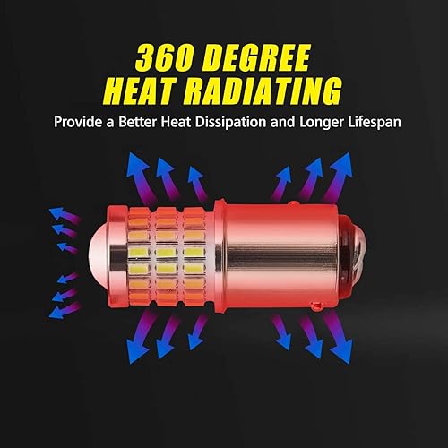 Miniatura 5 de Bombillas led Auxlight 1157, 2057, 2357, 7528, de repuesto para luces les 57 smd de marcha atrás, luces de freno, luces traseras, luces de