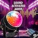 Disco Ball DJ Party Lights Sound Activated with Remote Control Strobe Lamp 7 Modes Stage Light for Home Room Dance Parties Karaoke Halloween Christmas Birthday Decorations