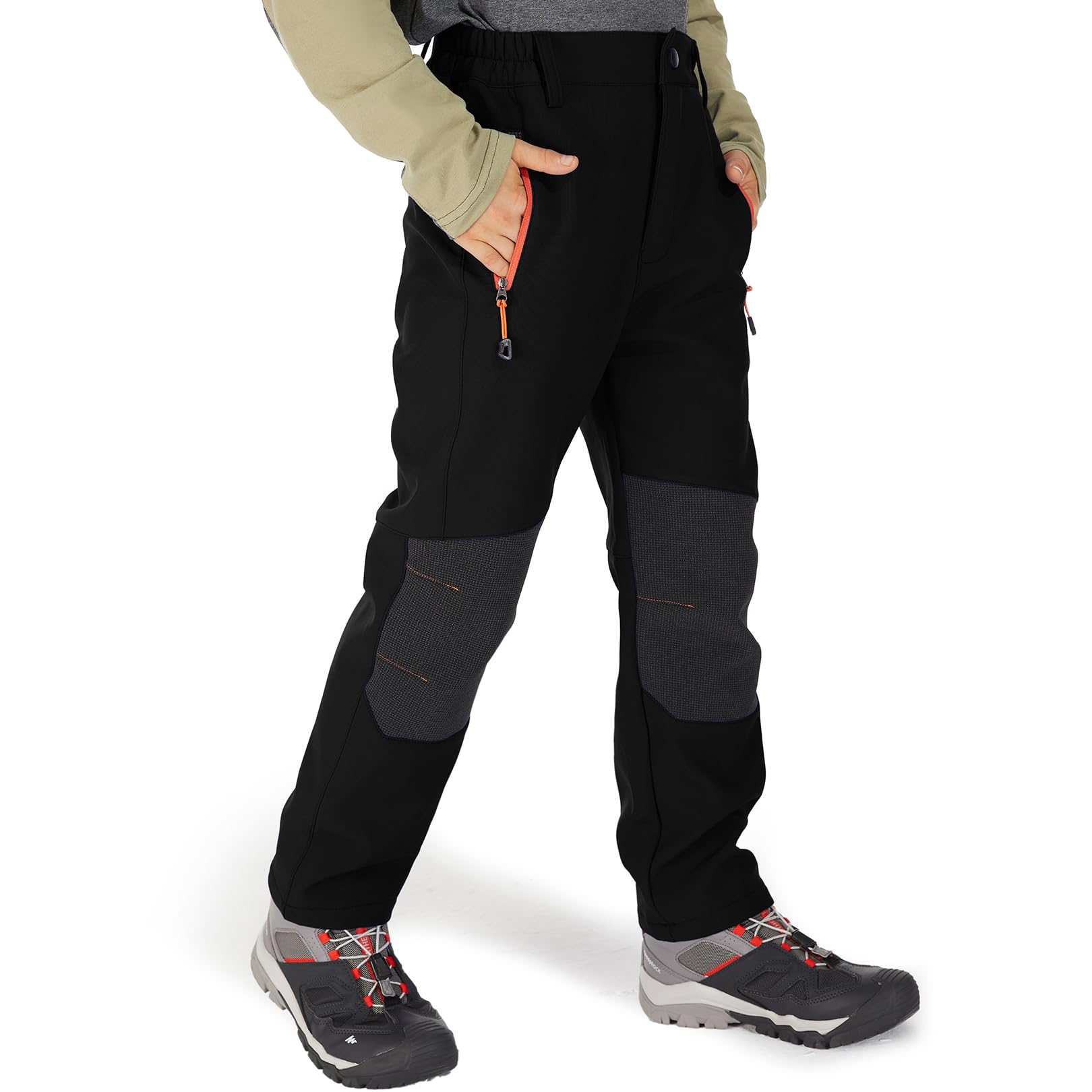 Pantalones cargo para niños, estilo casual, secado rápido, impermeables, para senderismo, escalada, convertibles, #9016