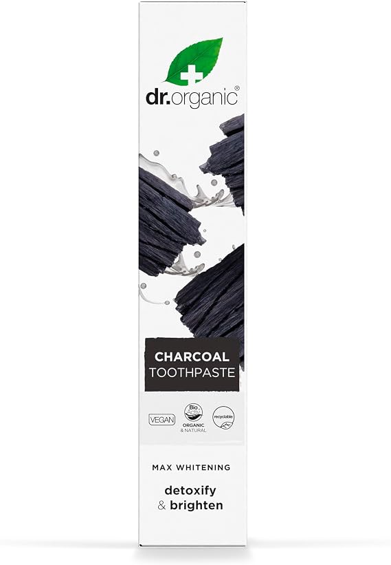 Dr Organic Extra Whitening Charcoal Toothpaste 100ml