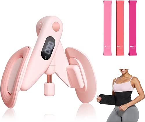 Thigh Master, Pelvic Floor Muscle Trainer Adjustable Resistance Inner Thigh