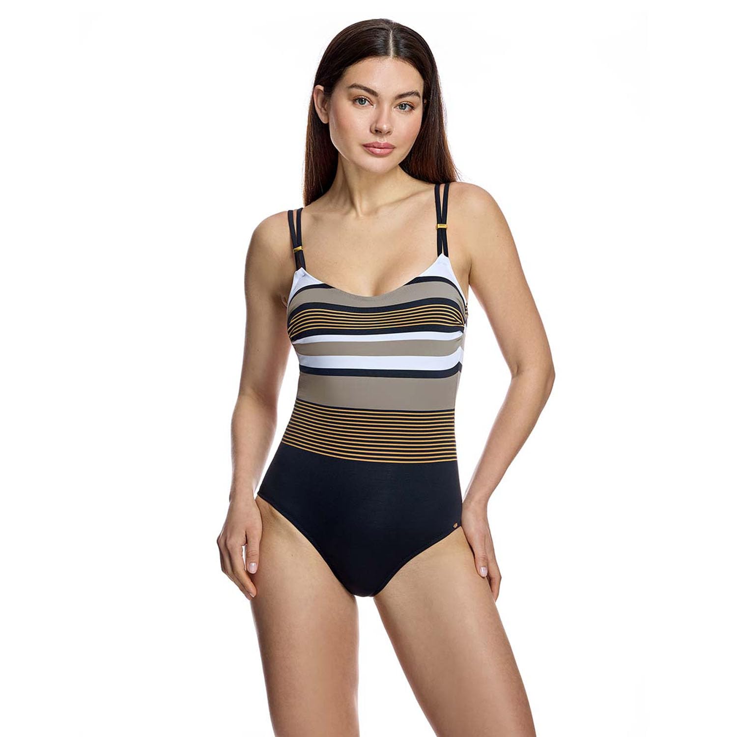 ORY Bañador Mujer Traje de Baño de Escote Redondo W261981