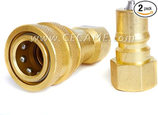 DT 1/4" Quick Disconnect Coupler Valve for Carpet Cleaning Wand Truckmount QD