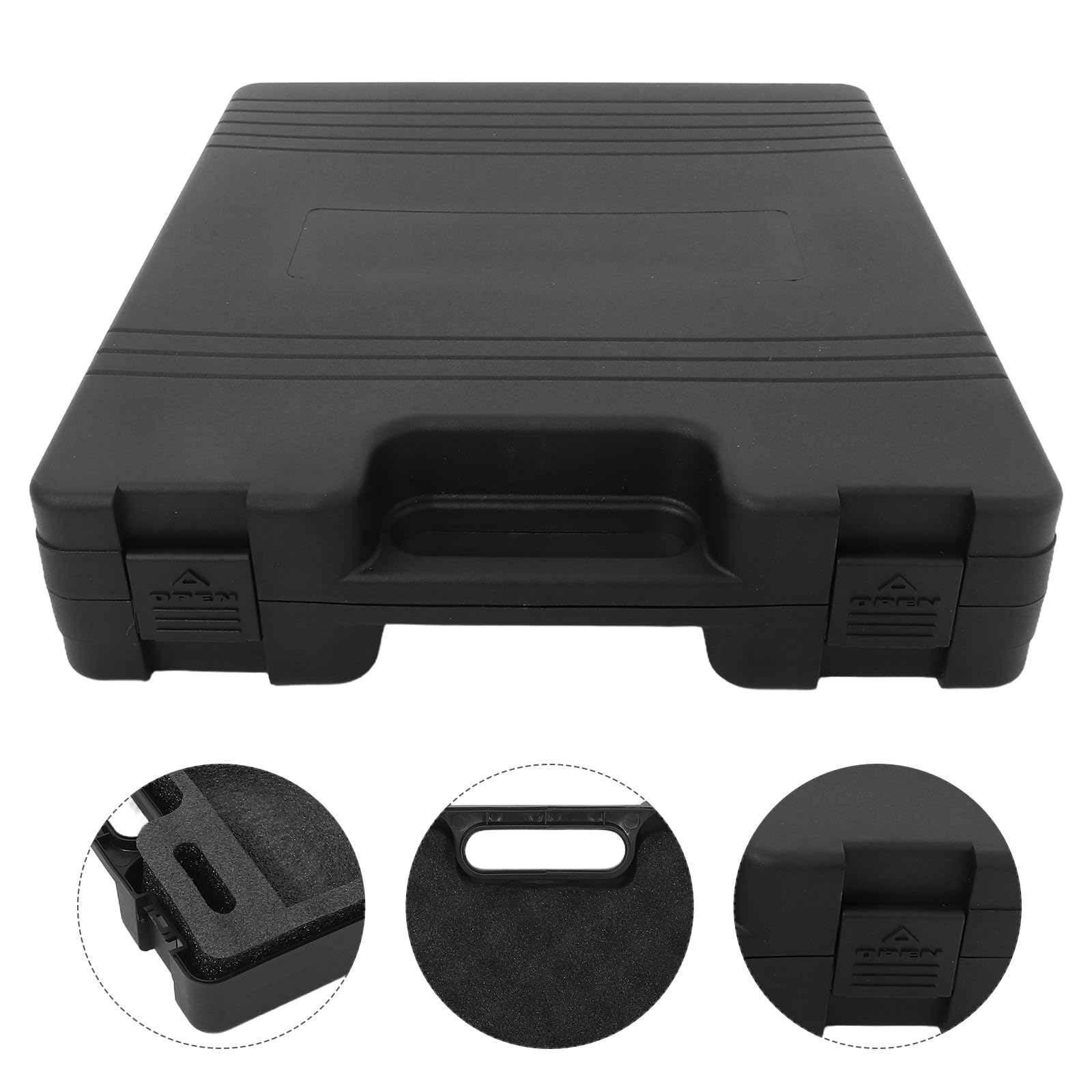 Alipis Custodia Rigida Porta Microfono a Condensatore in Plastica Resistente con Interno Antiurto, Grande Capacità e Design Portatile per Trasporto e Uso All’aperto, per Studio