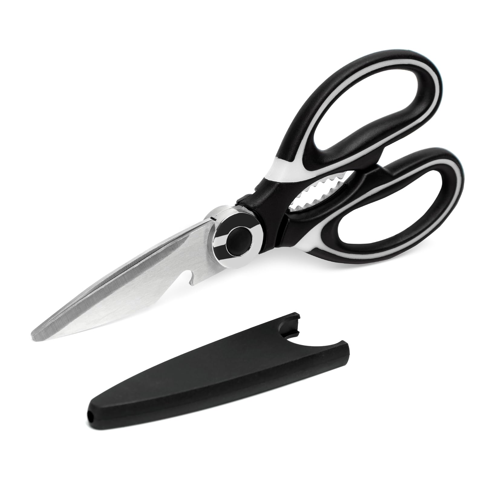 Versatile Kitchen Scissors -Kitchen Shears, Sharp Stainless Steel Kitchen Scissors, All-purpose Heavy Duty Scissors Essential in Kitchen Gadgets, Dishwasher Safe