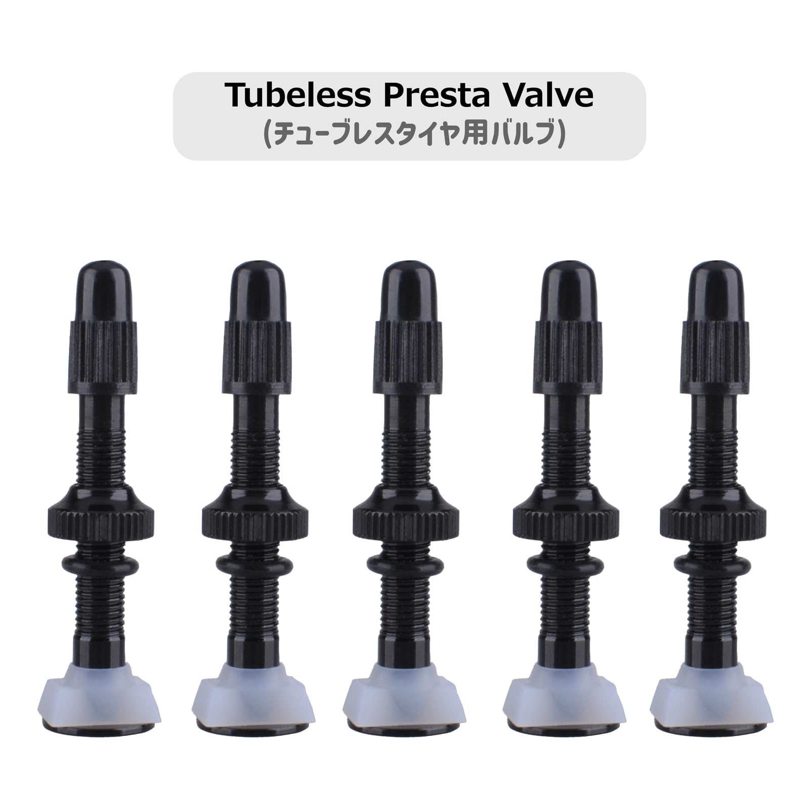 Vannes VTT Presta Tubeless - Valve De Vélo Sans Chambre à Air Avec Adaptateur De Valve De Vélo - Pour Pneus De Route Et VTT - Rouge (40 Mm