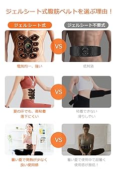 腹筋ベルト 【増強モデル】 腕ベルト ジェルシート12枚 腹筋パッド 腹筋トレ Amazon.co.jp: EMS 腹筋ベルト 【増強モデル】 腕ベルト ジェル