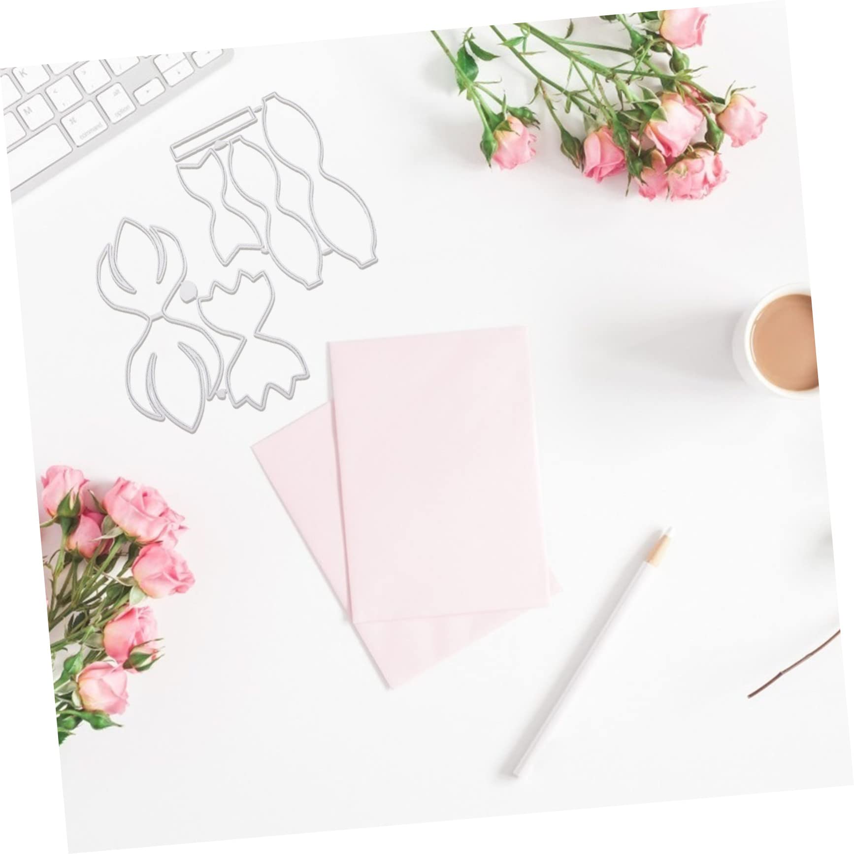 6 Juegos molde troqueles para hacer tarjetas decoraciones de ceremonia de boda arcos para el cabello decoración DIY scrapbooking troqueles de corte Navidad