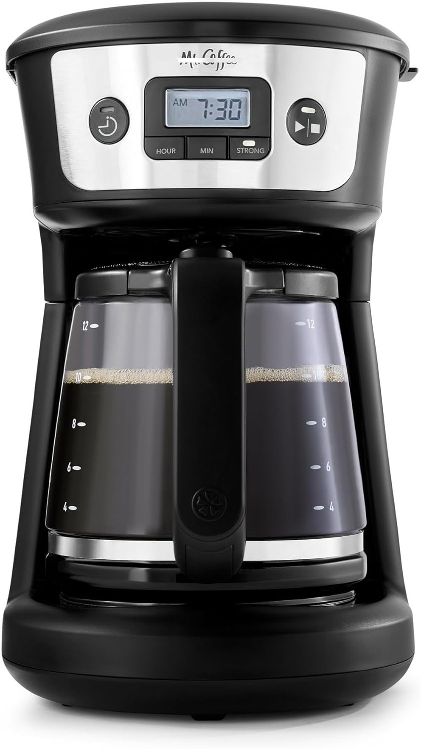 M.r Coffee 12 Cup Programmable Coffee Maker with Strong