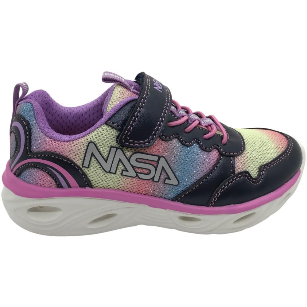 Pablosky Deportivos de Niña NASA Rosas con Cierre Adherente