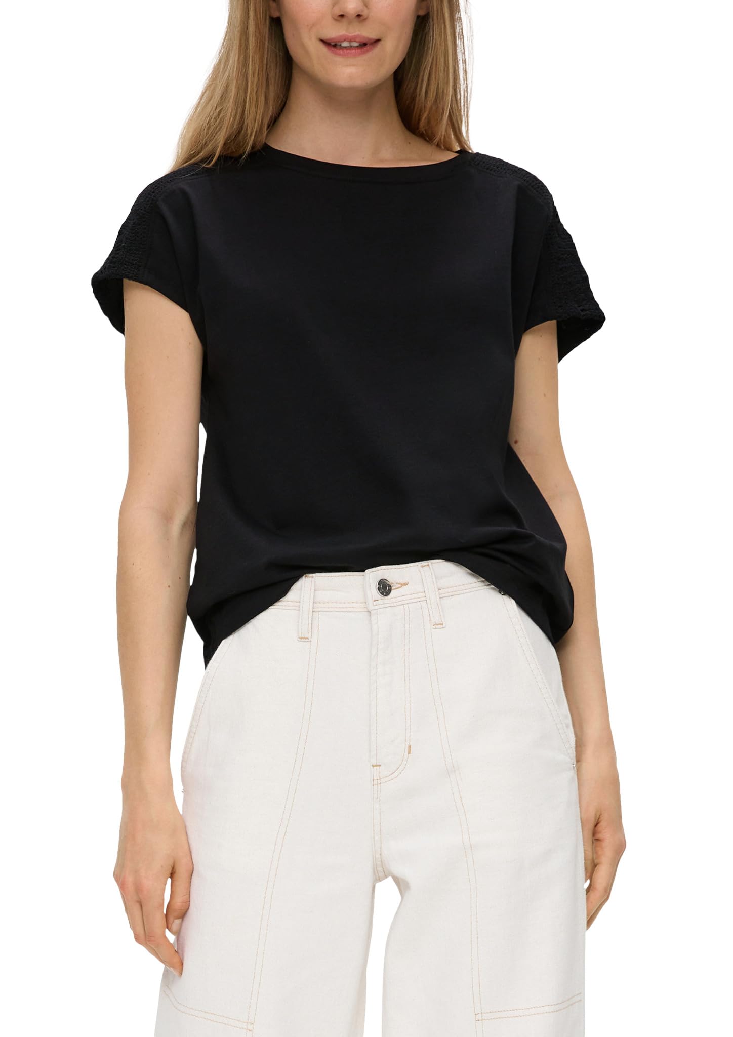 s.Oliver Women's T-Shirt, Black 9999, 8