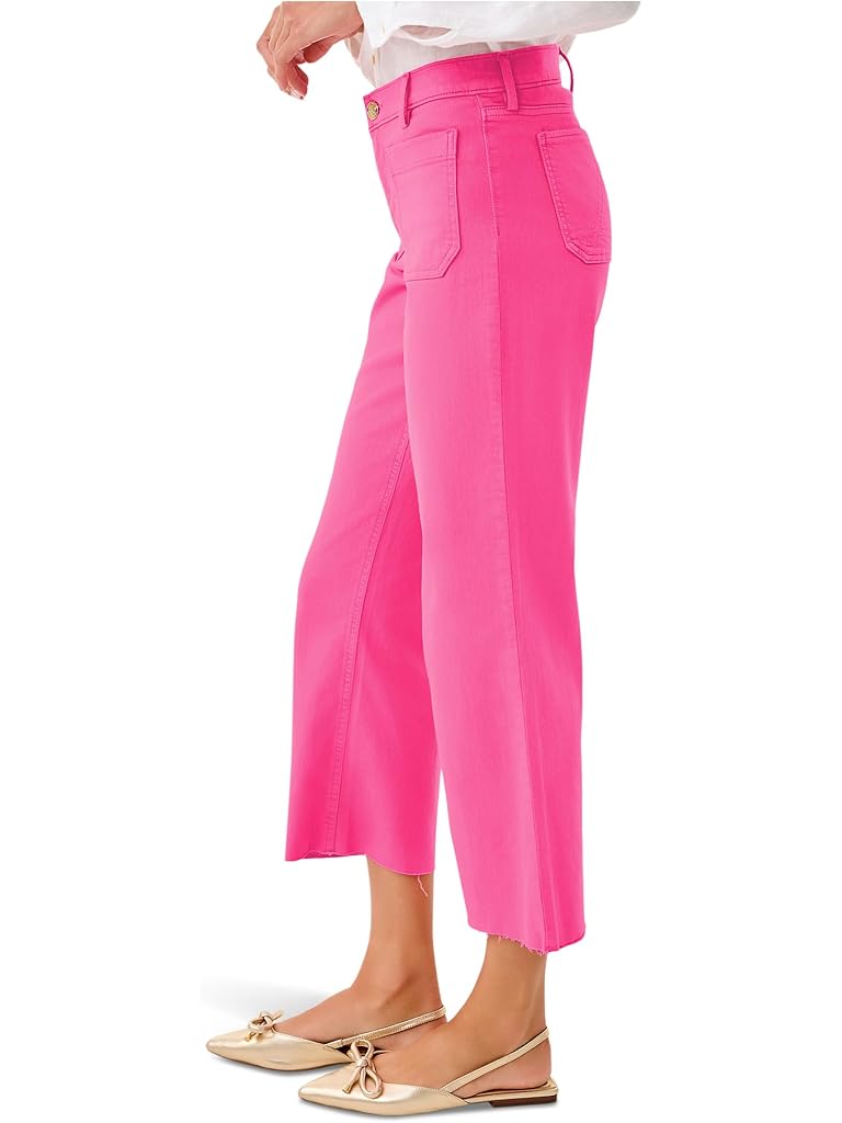 Pink Lilly Pulitzer Harleen High-Rise Crop Jeans