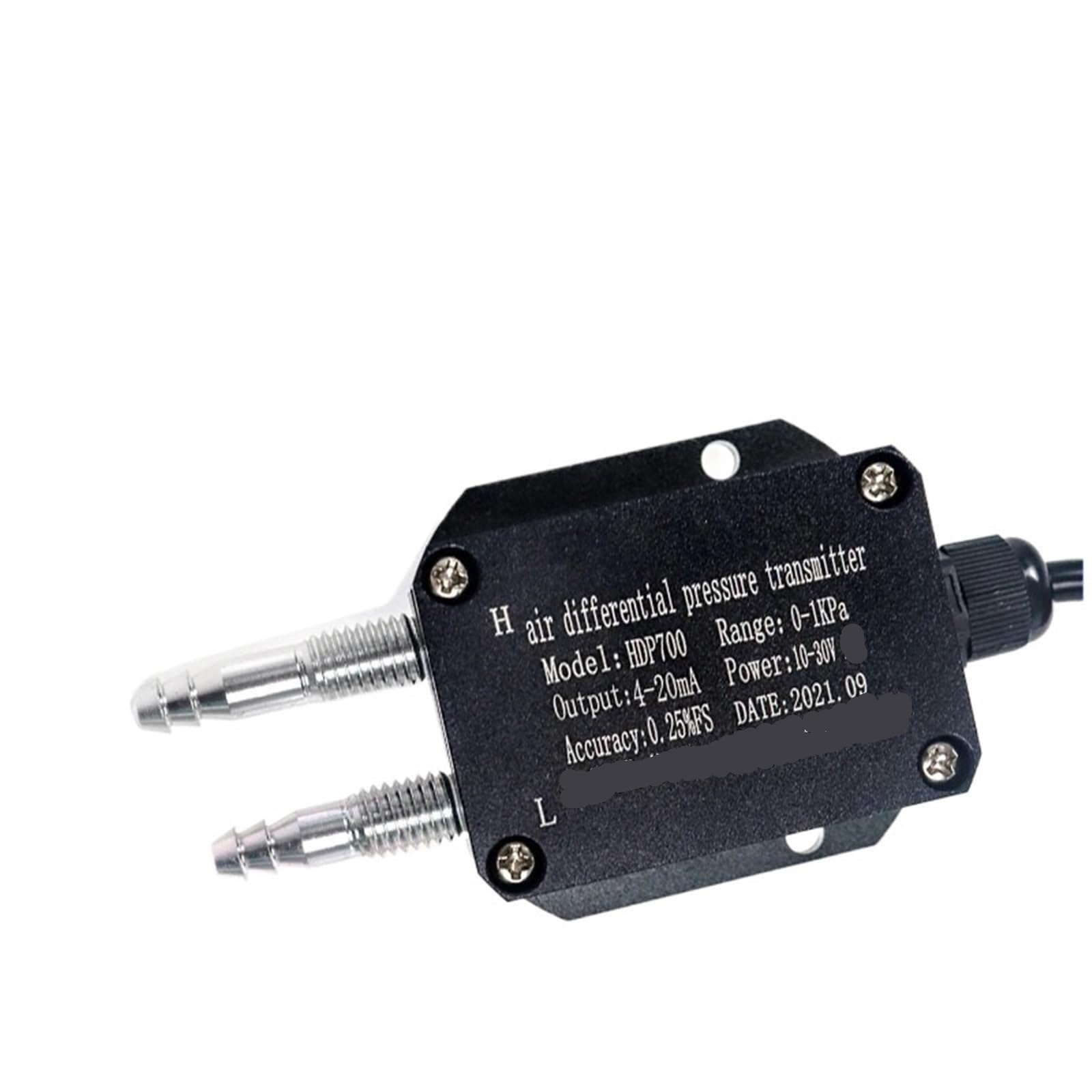 Amrttwy 0-3Kpa Pressure Transmitter, Pressure Transmitters Differential Sensor, Intelligent Absolute Transmitter(0-3Kpa)