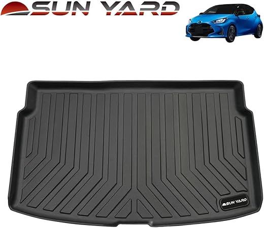 Amazon Sunyard 新型ヤリス フロアマット 立体カーマット Toyota Yaris 年2月 現行 3dフロアマット 防水 耐摩擦 耐汚れ セカンドマット 抗菌 Tpe素材 カスタムパーツ 車種専用設計 取付簡単 トランクマット ブラック フロアマット 車 バイク