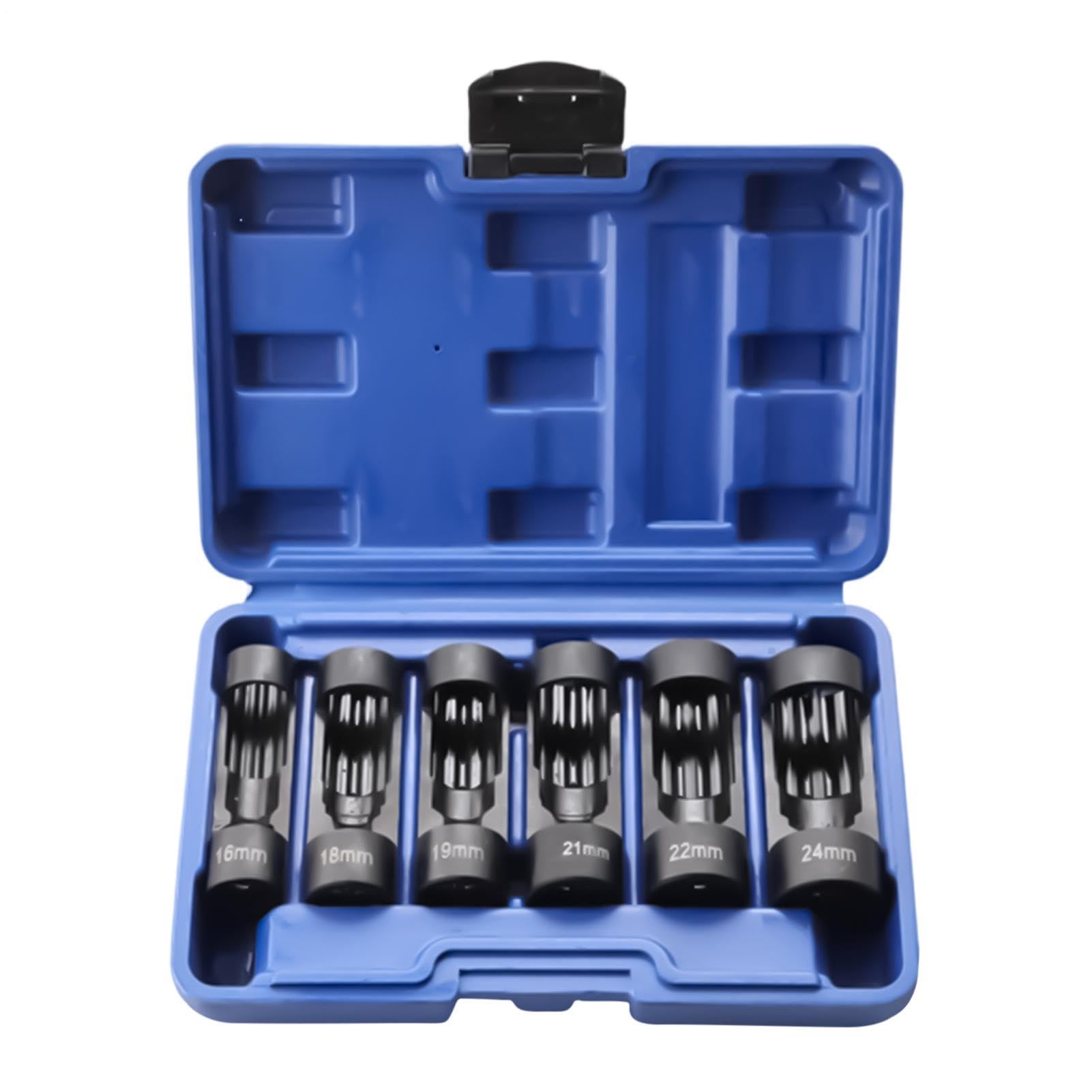 Dado de 12 Puntas 6 Piezas 1/2 Pulgada Métrico 16mm-24mm Herramienta