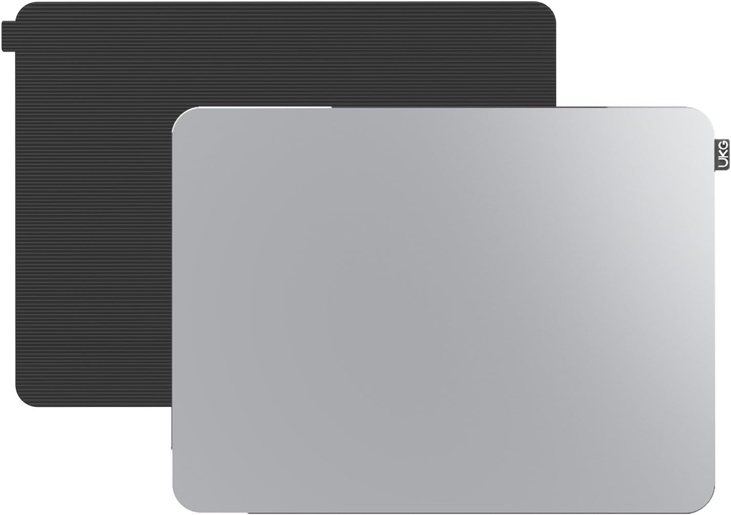 UKG MagicPad C1301 Aluminium Mouse Pad Non-slip Rubber Base & Micro Sand Blasting Aluminium Mouse Pad(black)