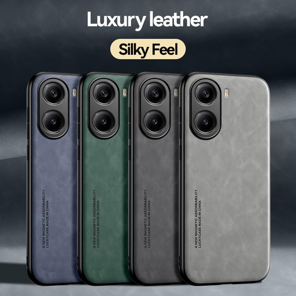 Cover Magnetica Per Xiaomi Redmi Turbo 4 / Poco X7 Pro - Anti Impronta, Satinata Traslucida, Nero - 6