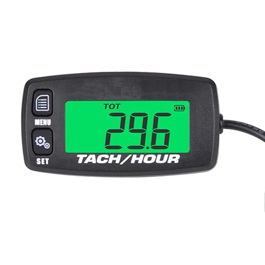 Small Engine Tachometer Digital Inductive Tachometer Track Oil Change