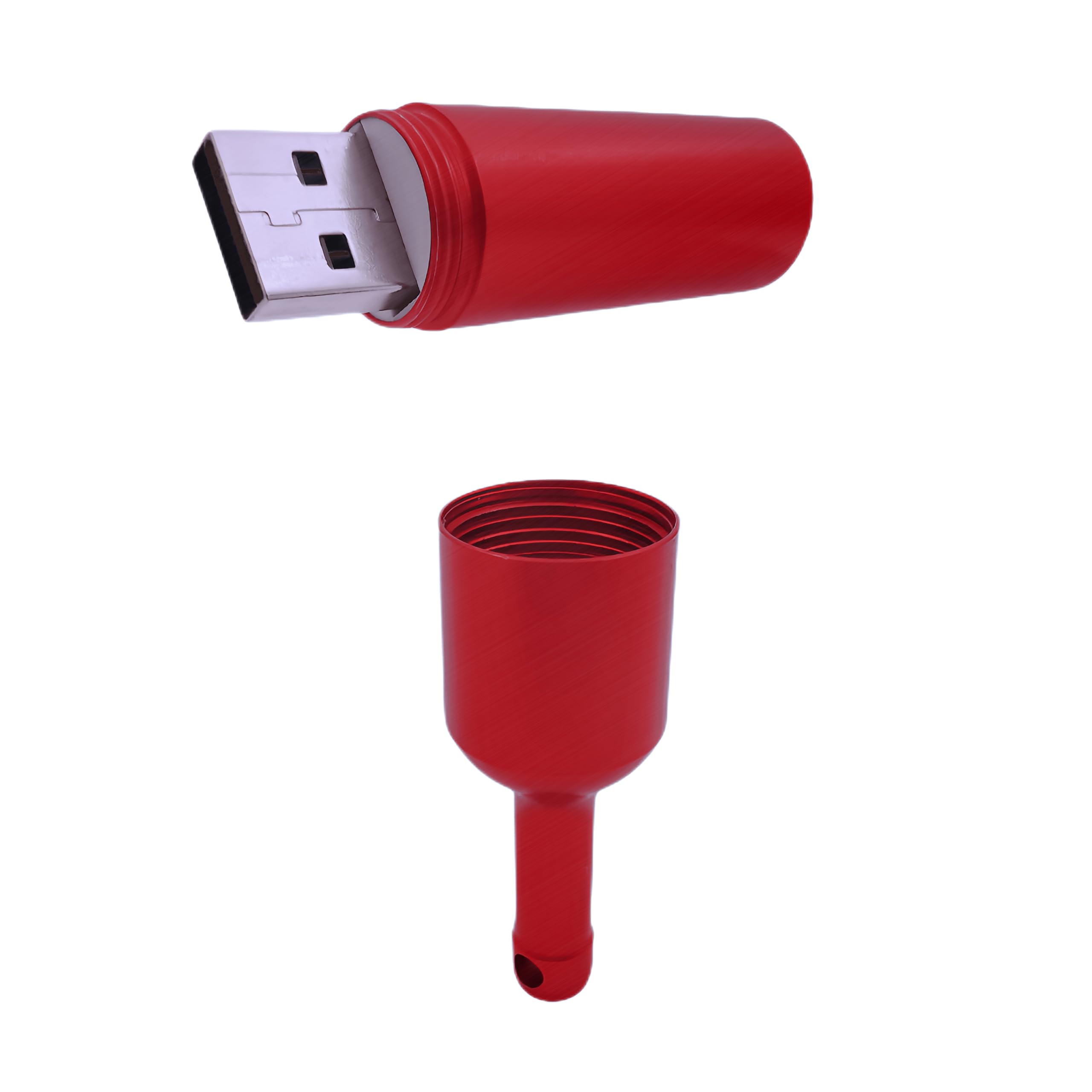 128GB Metal Smooth Winebottle USB Flash Drive Memory Stick with Keychain